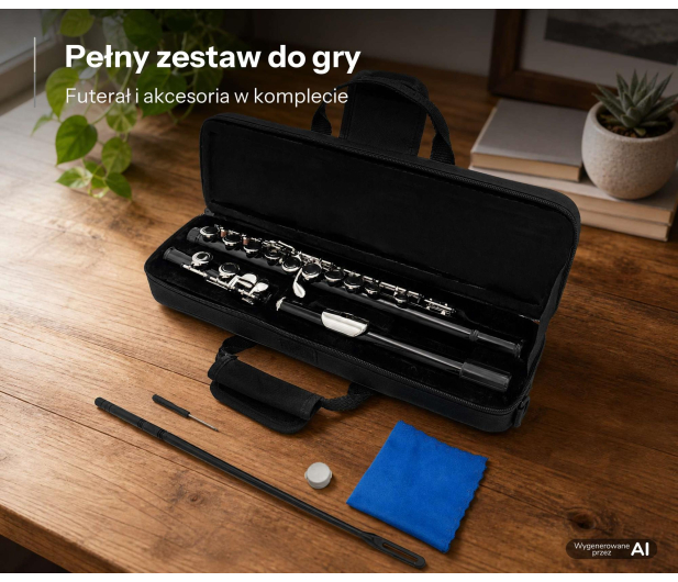 MusicMate Flet poprzeczny C MM-D75 MidnightFlute - 1588135 - zdjęcie 20